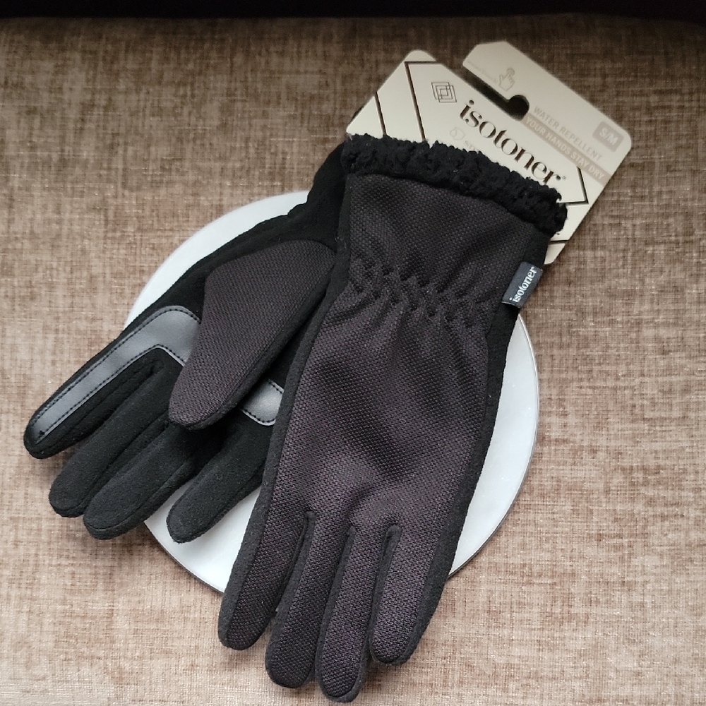 Isotoner Women's Black Gloves
